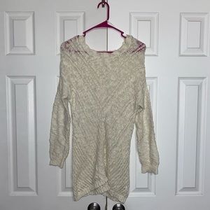 Oversized knit sweater